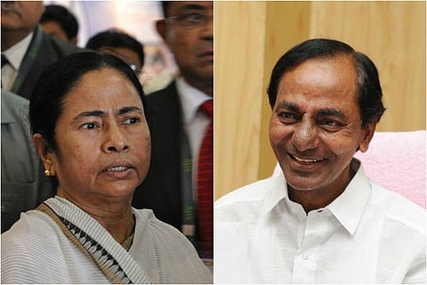 Federal Front proponent and Telangana CM KCR maintains silence on Mamata vs CBI