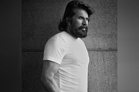 Mammootty sports a casual look in the latest black and white photo from photoshoot