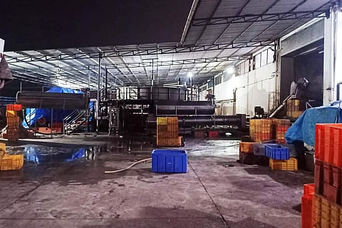 The fish processing factory where five workers died after inhaling poisonous gas