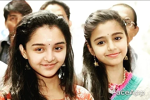 Manju Warrier and Samyuktha Varma on Faceapp