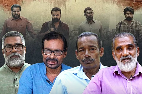 Vilayodi Sivankutty, Kanhangad Rameshan, Kallara Babu and Ajayan Mannur, members of the Ayyankali Pada