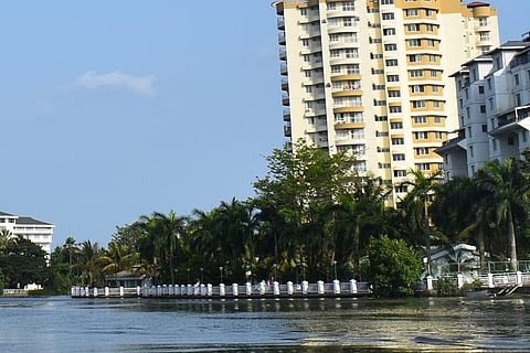 Alfa Ventures towers in Maradu encroaches on 17 cents of Vembanad Lake: Crime Branch