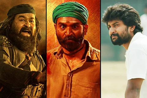 Marakkar, Asuran and Jersey film posters