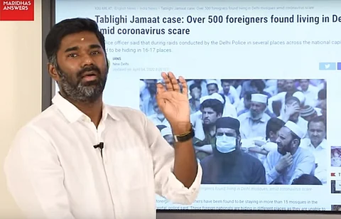 TN police book YouTuber Maridhas for communal videos on COVID-19