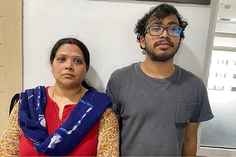 Malavika Devati (Left)and her son Venkateswara Pranav Lalith Gopal Devati (Right)