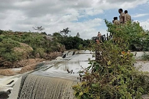Mavattur lake near Kanakapura in Ramanagara district