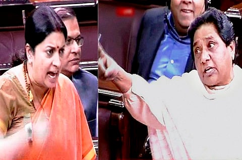 'Not convinced by explanation. Will Smriti Irani cut her head?: Mayawati