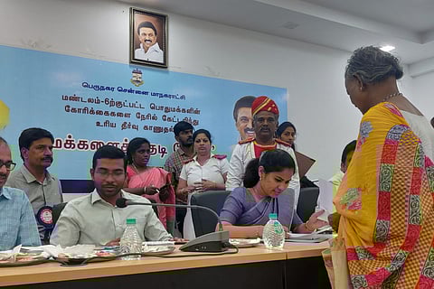 Makkalai Thedi Mayor: Residents of Thiru-Vi-Ka Nagar complain of long waiting hours