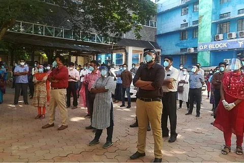 Kerala Medical College teachers protest