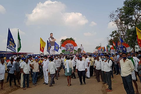 Congress rally for Mekedatu dam in Karnataka