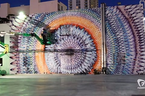 Watch: Art comes alive in time-lapse video of a Miami mural being painted