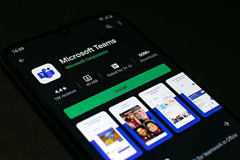 Microsoft Teams app on mobile