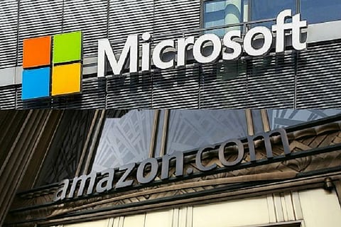 Microsoft, Amazon in race for $10bn Pentagon project