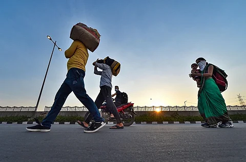 A representation picture of migrant workers