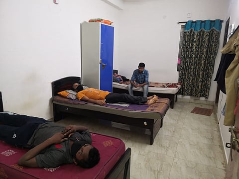 Tikaana shelter for migrant workers in Hyderabad