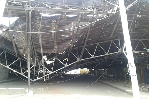 88-year-old Hyderabad bus stand, ‘Mississippi Hangar’, collapses