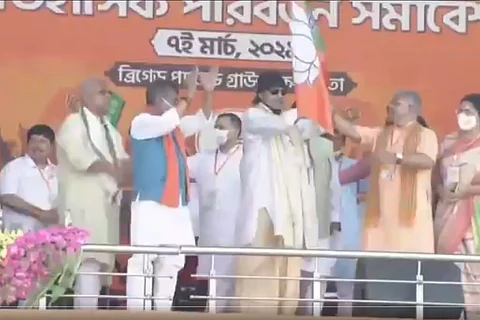 Mithun Chakraborty joins BJP ahead of PM Modi's Kolkata rally