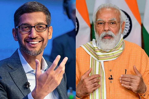 PM Modi holds virtual meeting with Google CEO Sundar Pichai