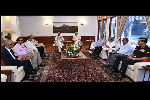 PM Modi chairs high level meeting on Uri attack