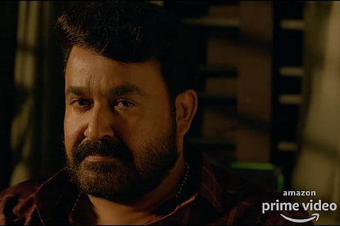 Mohanlal in a still from Drishyam 2