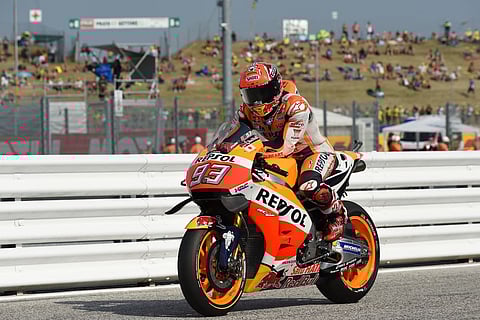 MotoGP rider on bike