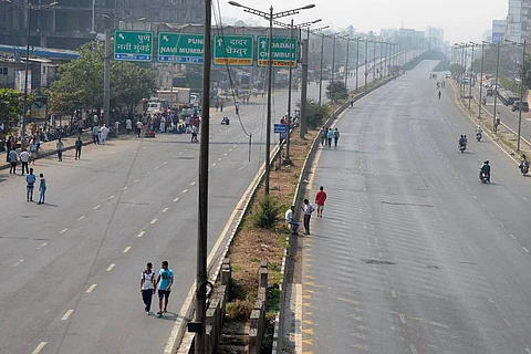 File image of an empty street seen during a bandh in Mumbai, Maharashtra