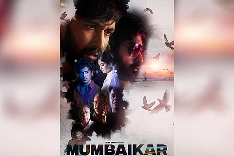 First-look poster of 'Mumbaikar' featuring Vikrant Massey, Vijay Sethupathi and other lead actors.