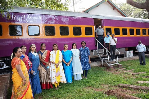 Cafeteria in Mysuru's Railway Museum