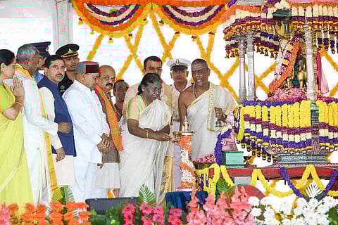 President Droupadi Murmu inaugurates Mysuru Dasara