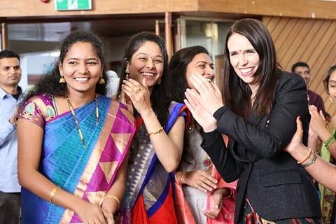 New Zealand PM Jacinda Ardern celebrates Bathukamma festival, KTR thanks her