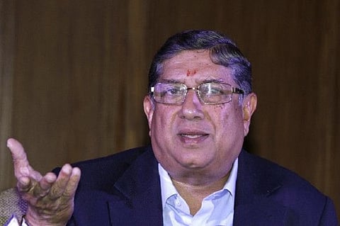 N Srinivasan has a gay past that has made him homophobic, alleges estranged gay son