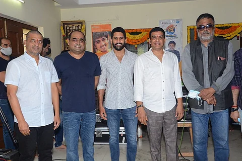 Naga Chaitanya with Thank you team