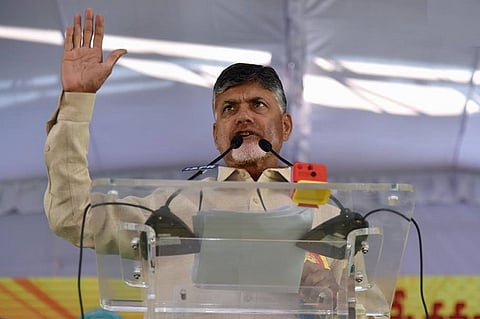 Jagan's YSRCP is putting self-respect of Andhra at Telangana CM KCR's feet: Naidu