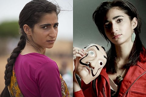 Actor Alba Flores from Money Heist, as a Telugu woman in Spanish film