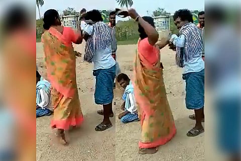 Nalgonda sarpanch attacks dalit men
