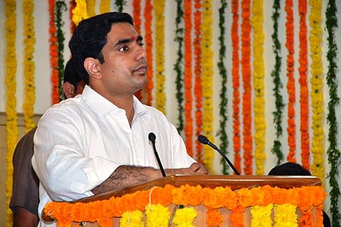 If you wish to see AP grow, stop buying or watching Sakshi media: Nara Lokesh hits out