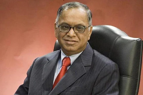 Narayana Murthy in suit