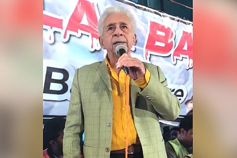 'Women have given me the courage to speak up': Naseeruddin Shah at Bengaluru protest