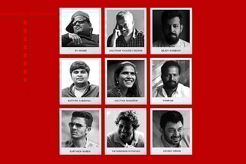 Nine directors of 'Navarasa' seen in the poster of the anthology web series.