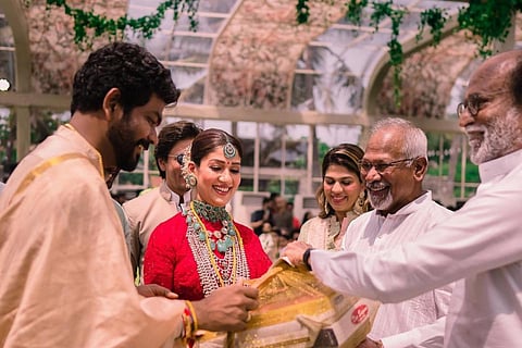 Rajinikanth at Vignesh Shivan-Nayanthara wedding