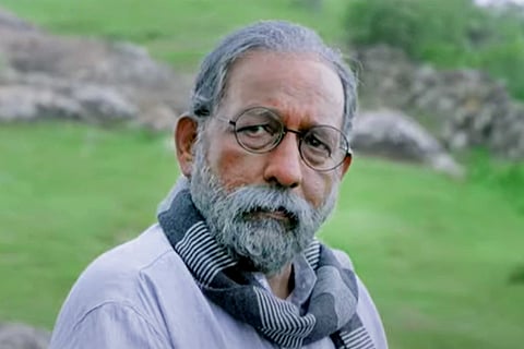 Malayalam actor Nedumudi Venu who died on October 11 as one of his characters in a movie