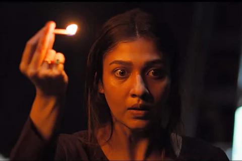 Nayanthara in Netrikann trailer