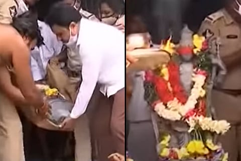 New idols at Ramatheertham