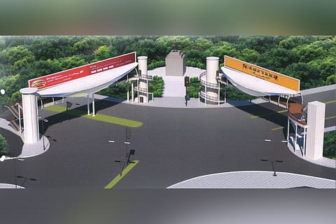 Artist’s impression of new integrated skywalk design