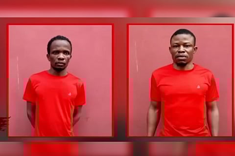 Two Nigerian nationals who were arrested by Chennai police