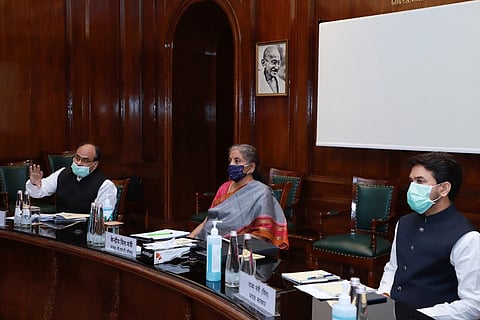 FM Nirmala Sitharaman at GST Council meeting
