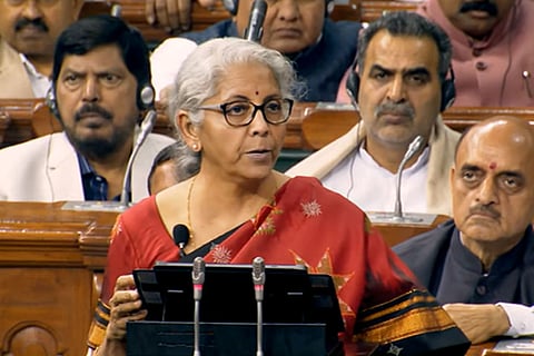 Finance Minister Nirmala Sitharaman
