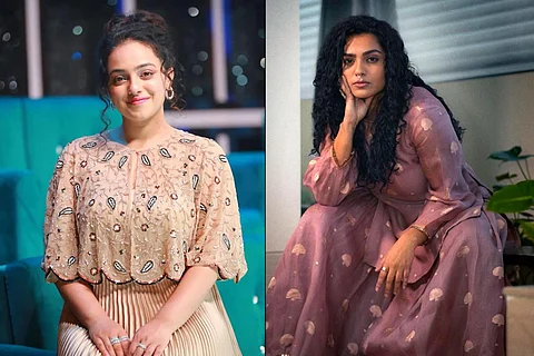 Actors Nithya Menen (L) and Parvathy Thiruvothu (R)