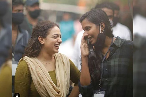 Nithya Menen and Indhu VS