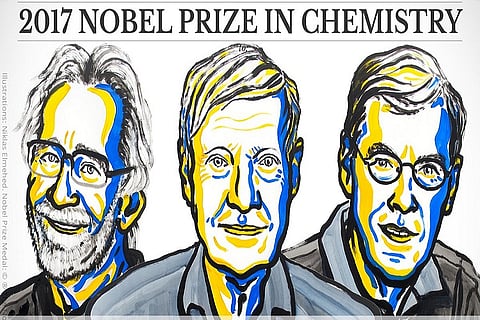 Nobel Prize in Chemistry awarded to 3 scientists for developing improved bio-molecule imaging